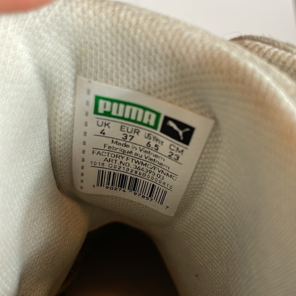 Puma sky contact brown suede high top sneakers size 6.5 - Picture 5 of 8